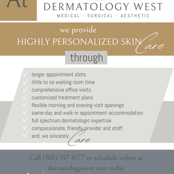 Dermatology West - At Dermatology West, we sincerely CARE! - Dermatologists Near Me - Farr West, Utah Dermatology West - At Dermatology West, we sincerely CARE! - Dermatologists Near Me - Farr West, Utah
