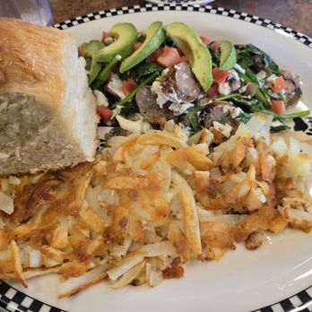 Black Bear Diner San Antonio Ackerman - Chicken Sausage Scramble with crispy hash & buscuit. - Diners Near Me - San Antonio, Texas
