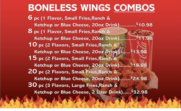 Menu photo 1 Wing It Plus Colorado Springs, CO