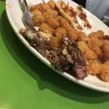 Dave & Buster's - My friend put her burger on the plate because it shouldn't been this pink. This was the buffalo burger. - American Near Me - Hanover, Maryland Dave & Buster's - My friend put her burger on the plate because it shouldn't been this pink. This was the buffalo burger. - American Near Me - Hanover, Maryland