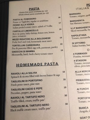 Menu photo 8 Serafina Back Bay Boston, MA