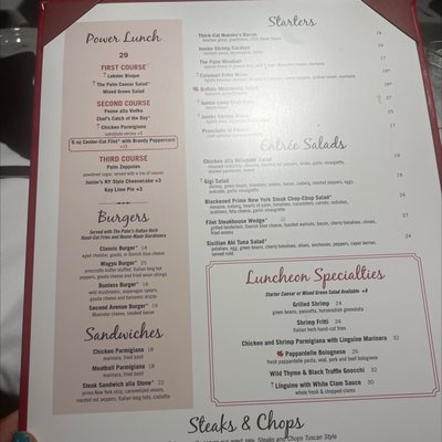 Menu photo 2 The Palm - Chicago Chicago, IL Menu photo 2 The Palm - Chicago Chicago, IL