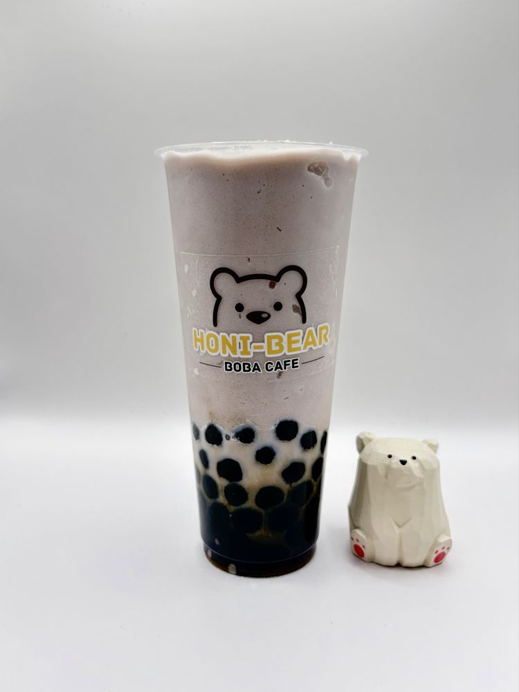 Honi-Bear Boba Cafe Logo
