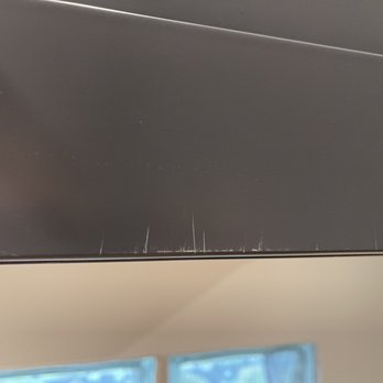 Precision Countertops - Scratches to the door while installing countertop - Countertop Installation Near Me - Kent, Washington