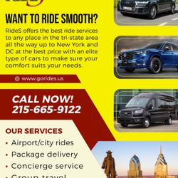 Rides services and logistics
