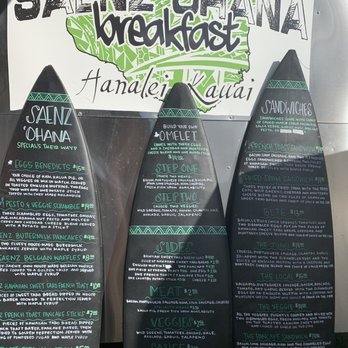 Saenz Ohana Breakfast - Menu - Breakfast & Brunch Near Me - Princeville, Hawaii Saenz Ohana Breakfast - Menu - Breakfast & Brunch Near Me - Princeville, Hawaii