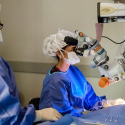 Shepherd Eye Center - Dr. Tina Reddy in the operating room.