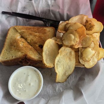 Jay's Delicatessen - Grilled cheese with bacon and homemade chips. - Delis Near Me - Greensboro, North Carolina