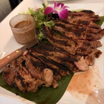 New Krung Thai Restaurant - Ribeye Crying Tiger - Thai Near Me - San Jose, California