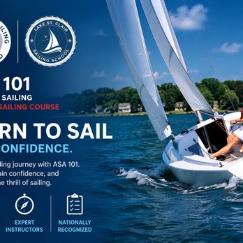 1. Lake St. Clair Sailing School