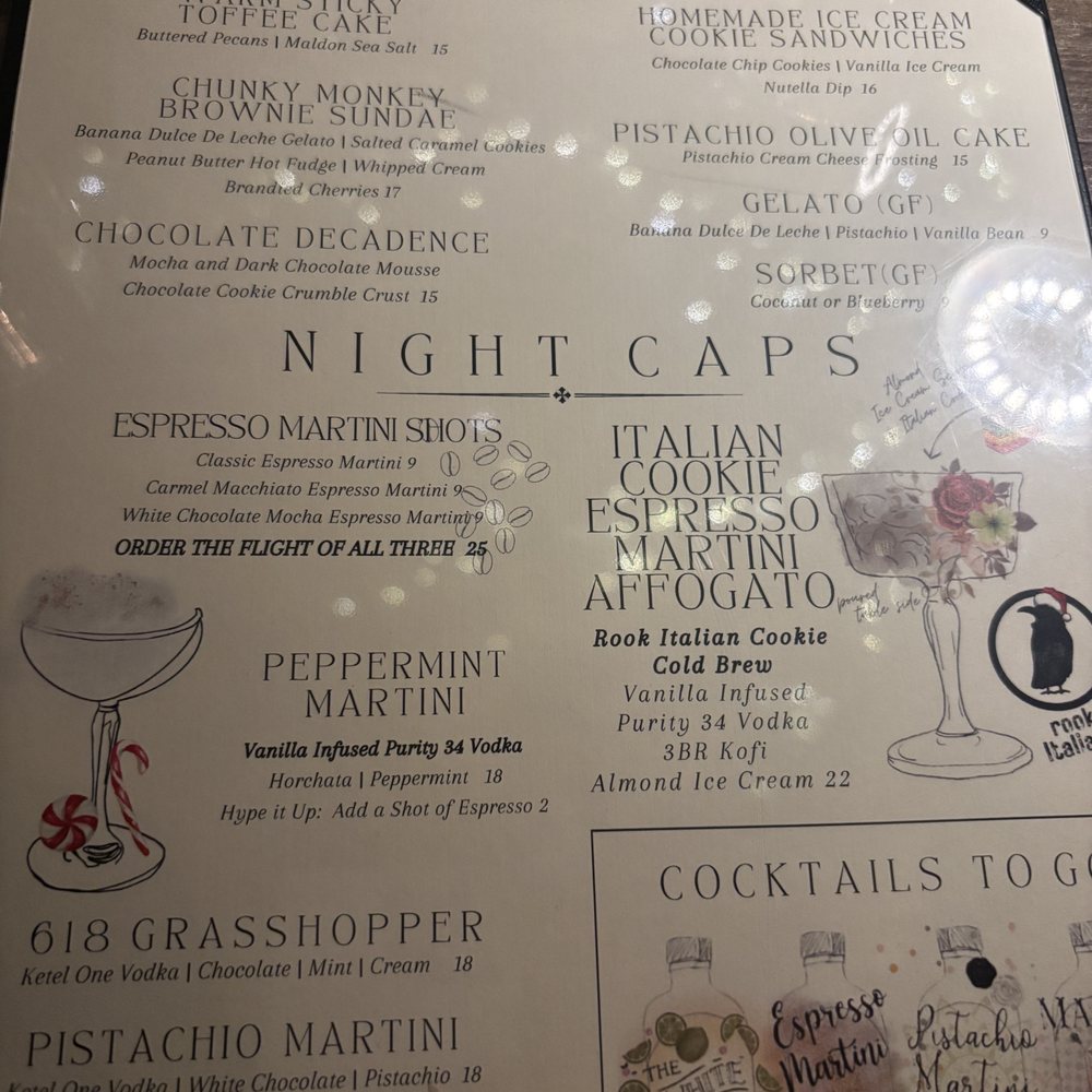 618 - dessert menu - New American Near Me - Freehold Borough, New Jersey