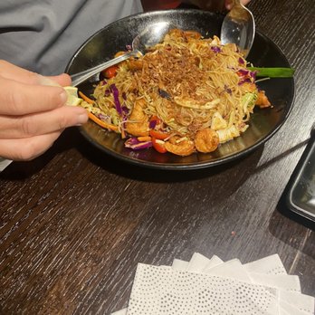 P.F. Chang's - Singapore Street Noodles (very light curry) - Chinese Near Me - Marlton, New Jersey P.F. Chang's - Singapore Street Noodles (very light curry) - Chinese Near Me - Marlton, New Jersey