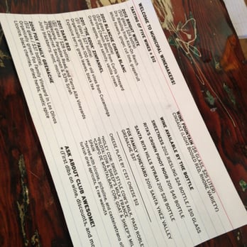 Municipal Winemakers - Menu 7/4/13 - Wine Tasting Room Near Me - Santa Barbara, California Municipal Winemakers - Menu 7/4/13 - Wine Tasting Room Near Me - Santa Barbara, California