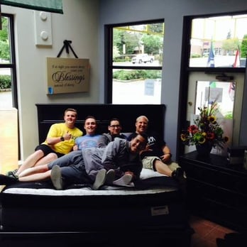 Mattress City - Bed testing at the OSO fundraiser - Mattresses Near Me - Everett, Washington