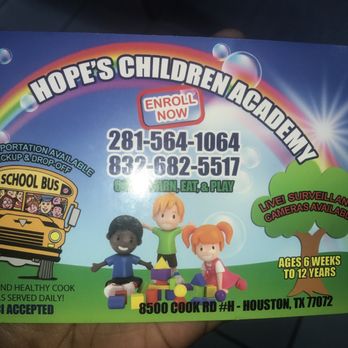 Hope's Children Academy - Child Care & Day Care Near Me - Houston, Texas