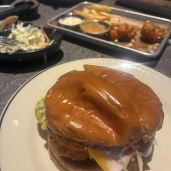 Lucille's Smokehouse Bar-B-Que - Cauliflower burger created by Crystal and Me. : D - Barbeque Near Me - Temecula, California Lucille's Smokehouse Bar-B-Que - Cauliflower burger created by Crystal and Me. : D - Barbeque Near Me - Temecula, California