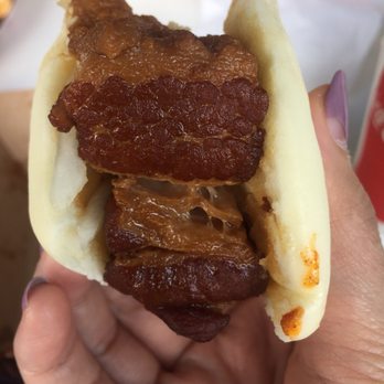 King Bao - Very thick cut and meaty pork belly. Great filling to bun ratio - Asian Fusion Near Me - Orlando, Florida King Bao - Very thick cut and meaty pork belly. Great filling to bun ratio - Asian Fusion Near Me - Orlando, Florida