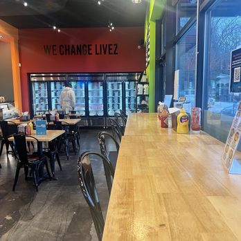 Clean Eatz - tables and chairs in a restaurant - Juice Bars & Smoothies Near Me - Sandy Springs, Georgia Clean Eatz - tables and chairs in a restaurant - Juice Bars & Smoothies Near Me - Sandy Springs, Georgia