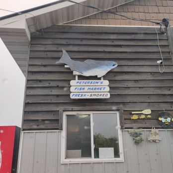 Peterson's Fish Market - Outside front - Fish & Chips Near Me - Hancock, Michigan Peterson's Fish Market - Outside front - Fish & Chips Near Me - Hancock, Michigan