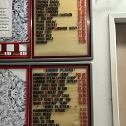 Menu Menu
