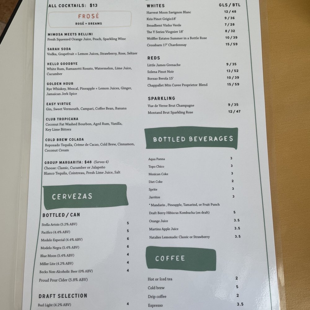 Whitney's - Drink Menu - Bars Near Me - Longboat Key, Florida Whitney's - Drink Menu - Bars Near Me - Longboat Key, Florida