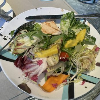 Tiffany's Blue Box Cafe - Salad- very good! - Tea Rooms Near Me - New York, New York