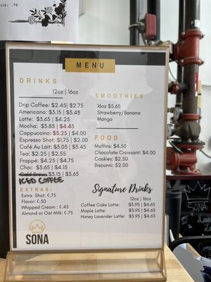 Menu photo 7 SONA Coffee Tulsa, OK