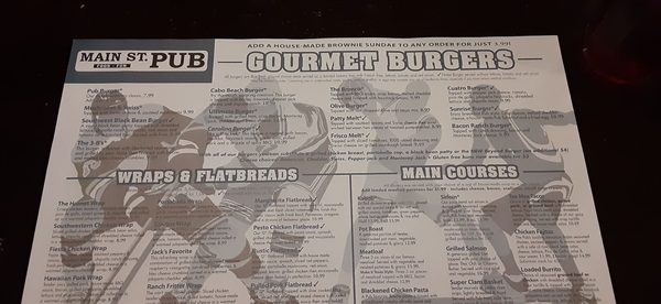 Menu photo 1 Main Street Pub Mattawan, MI