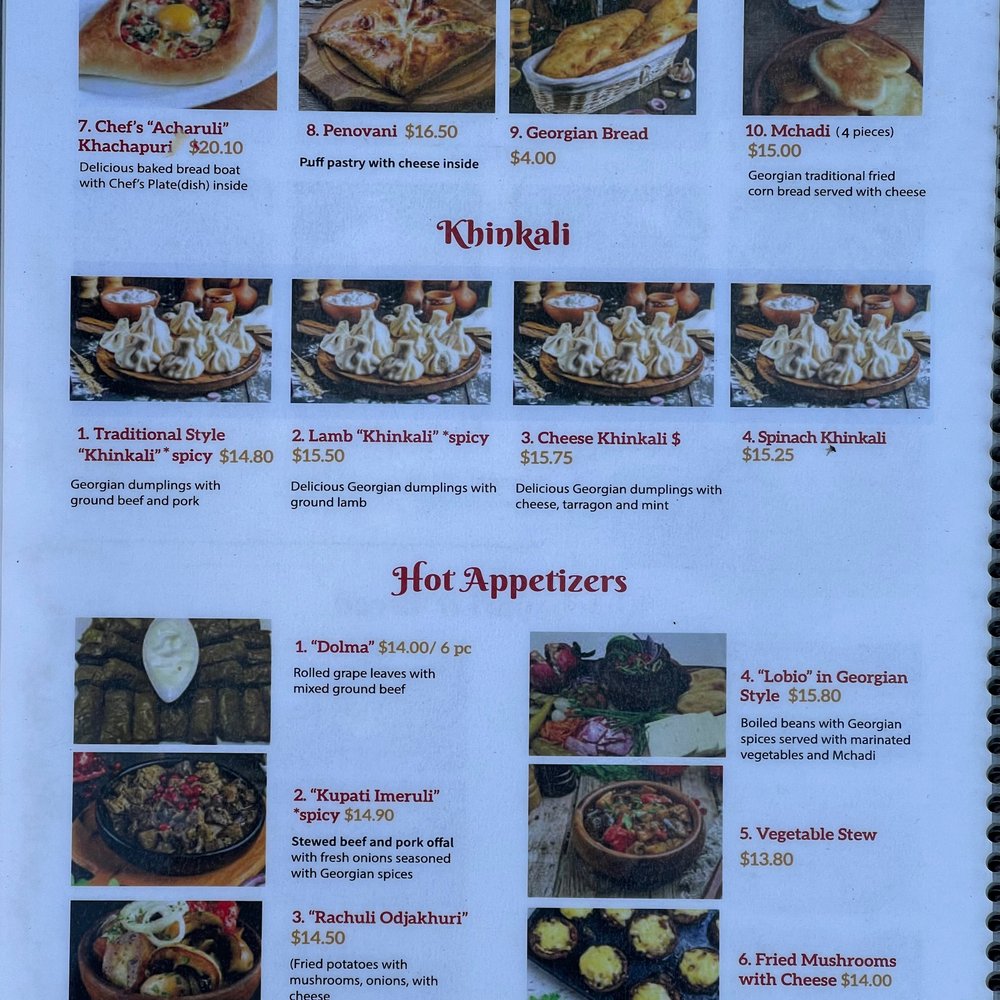 Tiflisi - Menu as of June 2022 - Modern European Near Me - Toronto, Ontario
