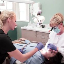 Temecula Ridge Dentistry - Therese Murphy at work at Temecula Ridge Dentistry located just 2.5 miles to the north of Temecula Gardens