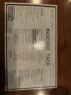 Mascogo Tacos by null