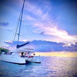 Anchors Away Charters USVI - Sea Tales at sunset