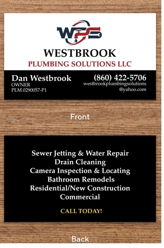 Slide of Westbrook Plumbing