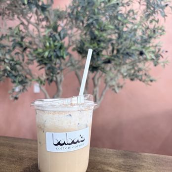 Baba's Coffee Corner - honey cinnamon latte - Coffee & Tea Near Me - Orange, California