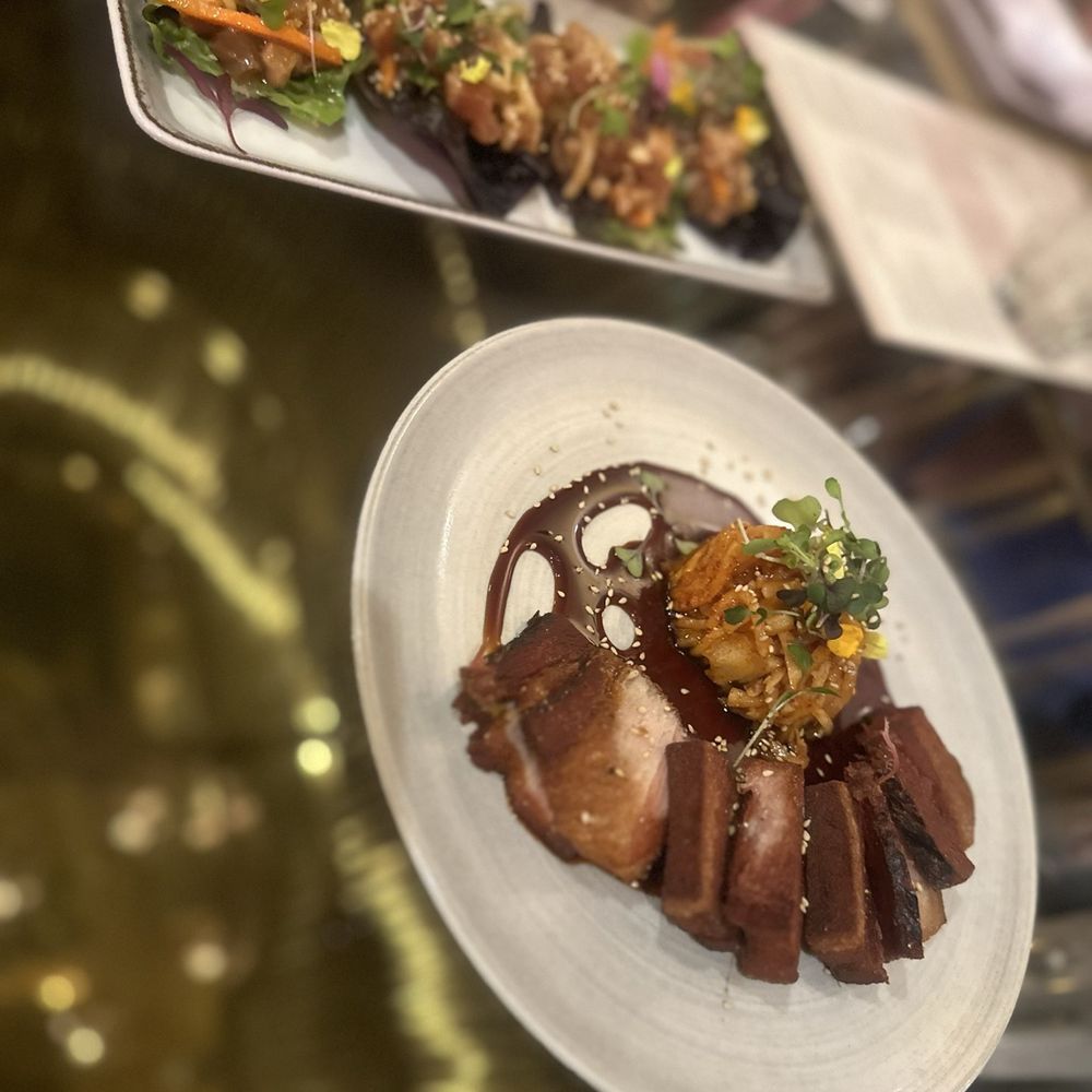 Bosscat Kitchen & Libations  - PIG CANDY - New American Near Me - Woodlands, Texas
