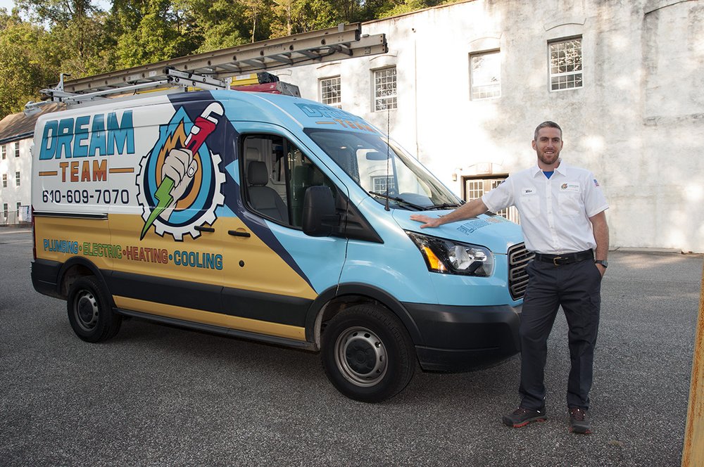 Slide of Dream Team - Plumbing, Heating, Cooling, & Electric