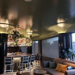 Rooftop interior bar