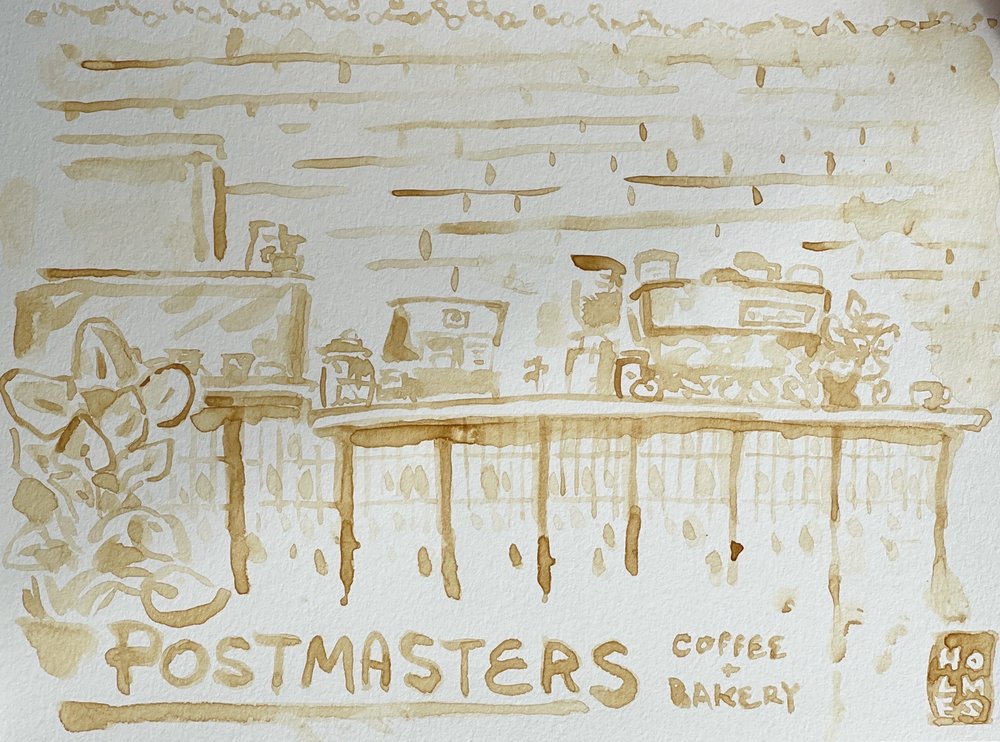 Postmasters Coffee and Bakery Logo