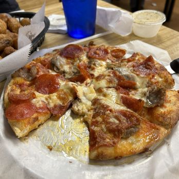 Pizza House - Made our own - pepperoni & sausage - Pizza Near Me - Travelers Rest, South Carolina