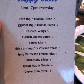 Blue Daisy - Happy hour menu 2/18 - Creperies Near Me - Santa Monica, California
