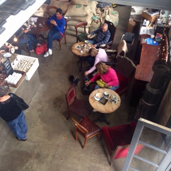 Steampunk Coffee - View downstairs - Coffee & Tea Near Me - North Berwick, ELN