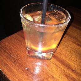 Brown Sugar Old Fashioned off the happy hour menu. Smooooth... Brown Sugar Old Fashioned off the happy hour menu. Smooooth...