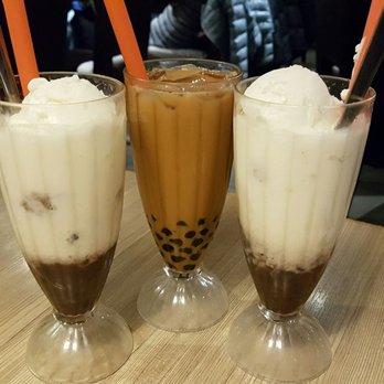 Congee Queen - Red Bean ice cream drink and bubble tea - Chinese Near Me - Scarborough, Ontario