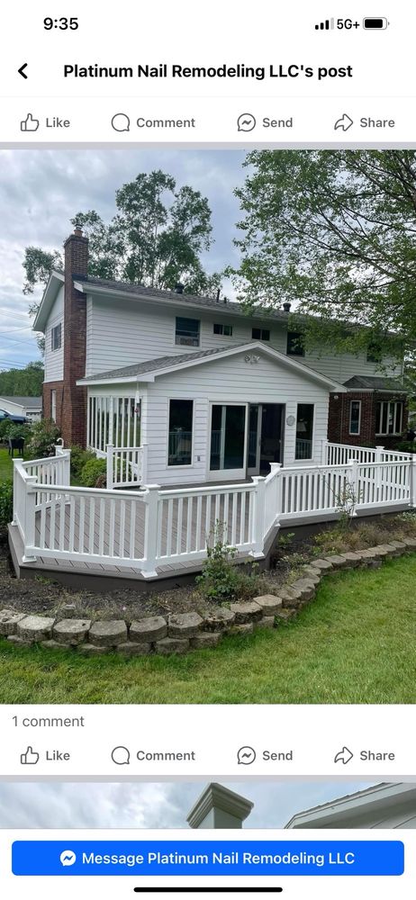 Slide of Platinum nail remodeling