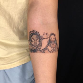 Oni Tattoo - Demon Slayer tattoo done by Ray (ig: @ink.ray) - Tattoo Near Me - Alhambra, California Oni Tattoo - Demon Slayer tattoo done by Ray (ig: @ink.ray) - Tattoo Near Me - Alhambra, California