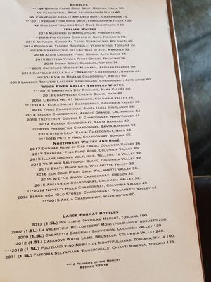 Menu photo 5 Enoteca Ketchum, ID Menu photo 5 Enoteca Ketchum, ID
