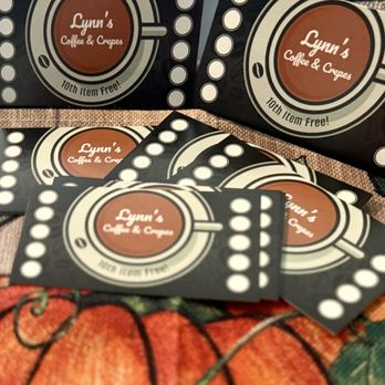 Lynn's Coffee and Crepes - Stamp cards! - Creperies Near Me - Paradise, California Lynn's Coffee and Crepes - Stamp cards! - Creperies Near Me - Paradise, California