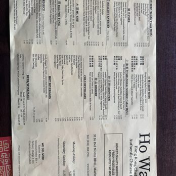 Ho - Wah - Chinese Near Me - Marina, California