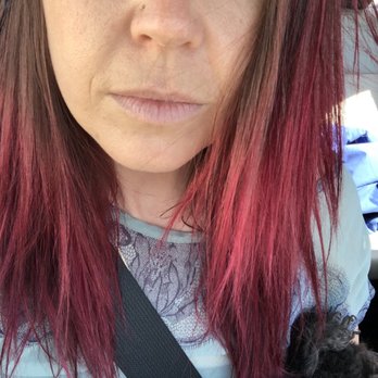 Salon Mer - Very bright color conditioner that I could not get out of my hair. - Hair Salons Near Me - Oakland, California