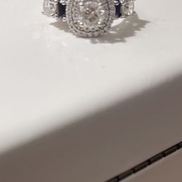 This is the beautiful ring that he designed for me.